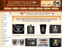 Tablet Screenshot of flappinflags.com